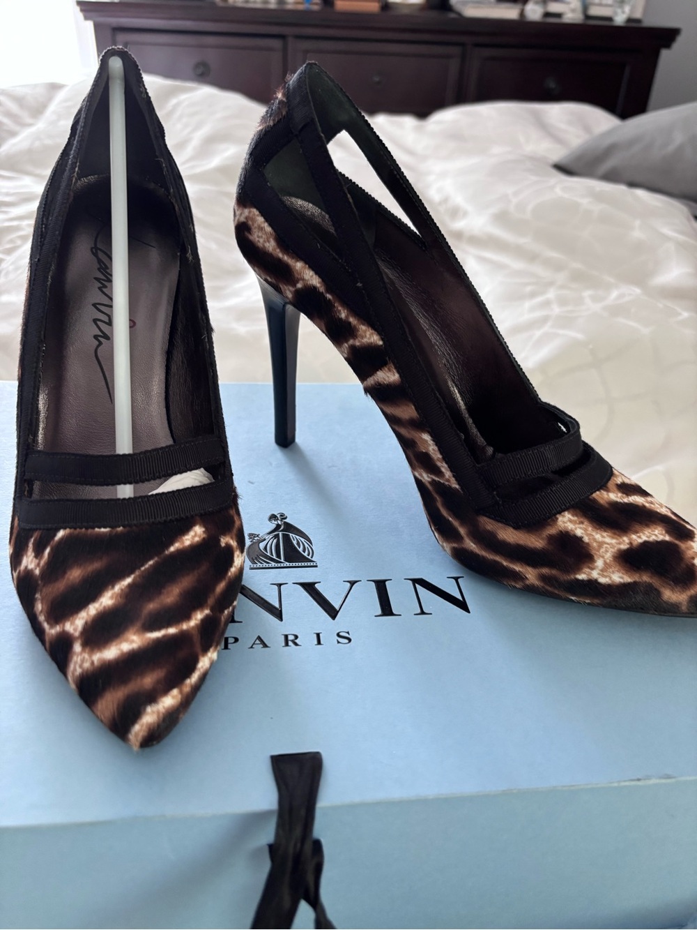 Nordstrom Leopard-Print Pointed Toe Pumps - fur